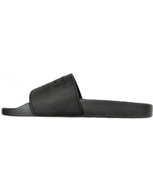 Gucci Logo Rubber Slide - Black