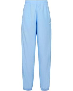 Nike Swoosh Embroidered Retro Nylon Sports Trousers Light - Blue