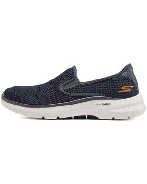 Skechers Go Walk 6 Shoes 'Dark' - Blue