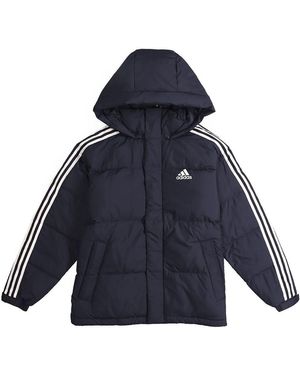 adidas 3St Puff Down Outdoor Protection Against Cold Stay Warm Hooded Down Jacket in Blue for Men Lyst UK