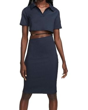 Nike (Wmns) X Jacquemus La Robe Polo Asia Sizing - Blue
