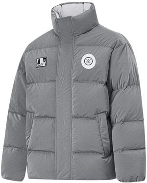 Li-ning Way Of Wade Logo Down Jacket - Gray