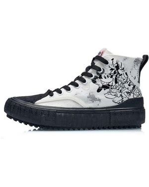 Li-ning (Wmns) X Disney Canvas Hi Shoes - Blue