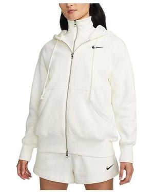 Nike (Wmns) Sportswear Tech Fleece Full-Zip Hoodie - White