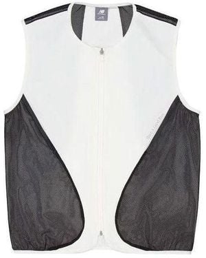 New Balance Vest With Mesh Pocket - White