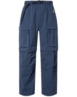 Nike Acg Smith Summit Cargo Pants Asia Sizing 'Thunder' - Blue