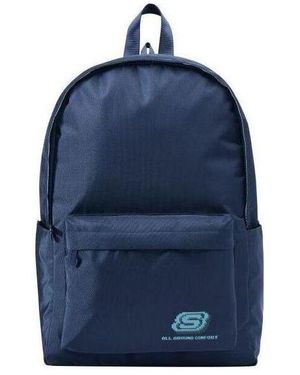 Skechers Logo Printed Backpack - Blue