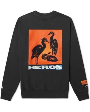 Heron Preston Heron Tape Crew Sweatshirt - Grey