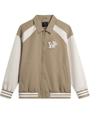 Li-ning Way Of Wade Logo Woven Coach Jacket 'Light' - Natural