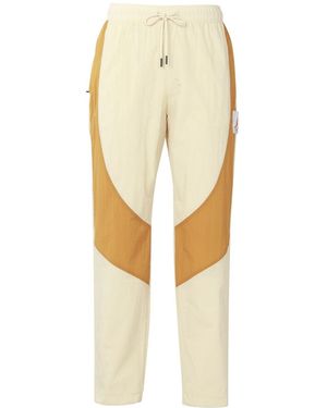 Nike Flight Contrasting Colours Breathable Drawstring Sports Trousers - Yellow