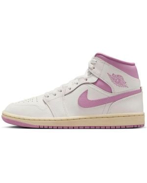 Nike (Wmns) 1 Mid 'Sail Coconut Milk' - Purple