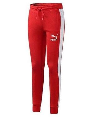 PUMA Iconic T7 Track Trousers - Red
