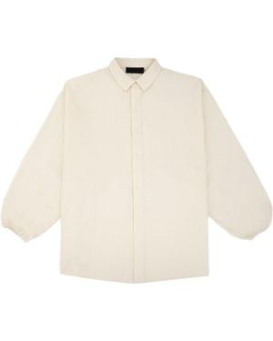 Fear Of God Fw23 Button Down Shirt 'Cloud Dancer' - Natural