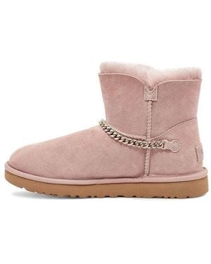 UGG (Wmns) Classic Charm Mini Stay Warm Fleece Lined - Pink