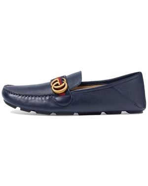 Gucci Horsebit Loafers Moccasins - Blue
