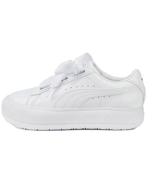 PUMA (Wmns) Suede Mayu Heart Patent - White