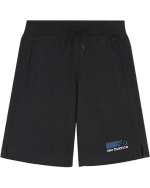 New Balance Sport Bold Logo Shorts - Black