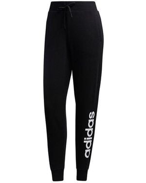 adidas (Wmns) Neo Essential Logo Trousers Asia Sizing - Black