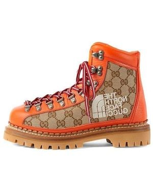 Gucci X North Face Boots - Red