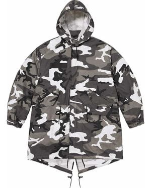 Supreme X Futura Fishtail Parka - Grey