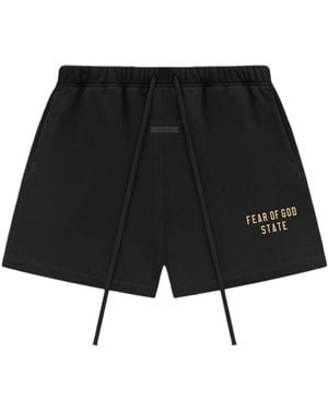Fear Of God Fleece Soccer Short - Black