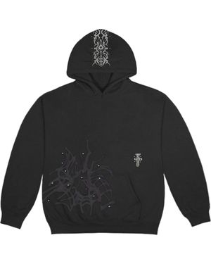 Travis Scott Cactus Jack Fw22 Studded Hoodie - Black