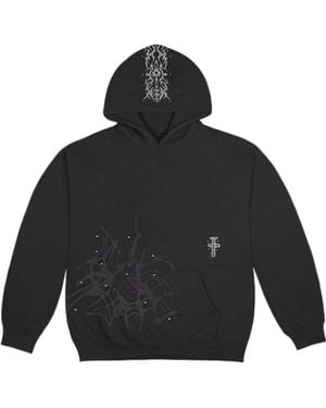 Travis Scott Cactus Jack Fw22 Studded Hoodie - Black