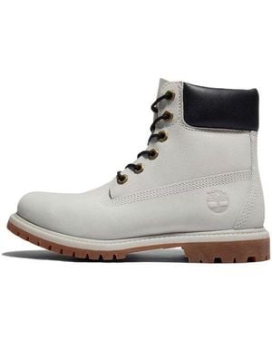 Timberland (Wmns) Premium 6 Inch Waterproof Boots 'Light Nubuck' - Black