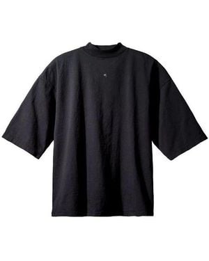 Yeezy Gap X Balenciaga Logo 3/4 Sleeve Tee - Black
