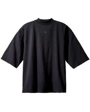 Yeezy Gap X Balenciaga Logo 3/4 Sleeve Tee - Black