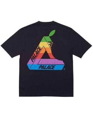Palace Jobsworth T-Shirt Creative Apple Printing Short Sleeve - Blue