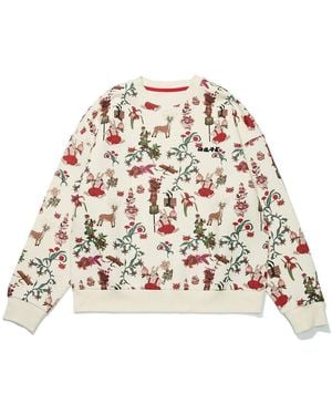 Li-ning (Wmns) Rijindoujin Cartoon Graphic Sweatshirt - Natural