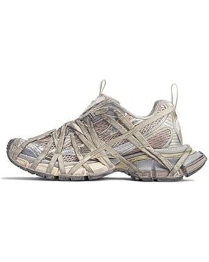 Balenciaga 3Xl Extreme Lace Trainers 'Light Mesh And Polyurethane' - Grey