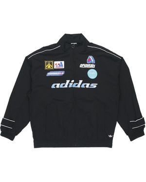 adidas Originals Tgp Windbreaker Sports Stand Collar Jacket - Blue