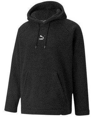 PUMA Classics Sherpa Hoodie - Black