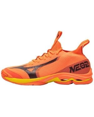 Mizuno Wave Lightning Neo 2 'Neon Flame' - Orange