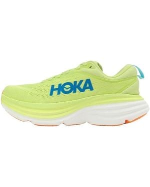 Hoka One One Bondi 8 'Lettuce Solar Flare' - Yellow