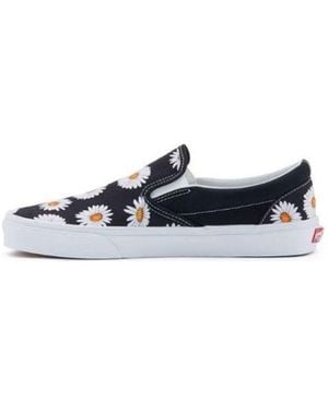 Vans Daisy Slip-On 2019Ss Flower Patterns Street Style And - Blue