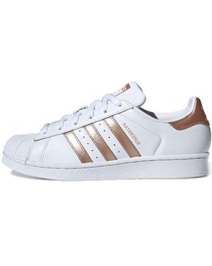 adidas (Wmns) Superstar 'Copper Metal' - White