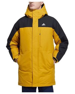 adidas Outdoor Stay Warm Down Jacket Couple Style Color - Yellow