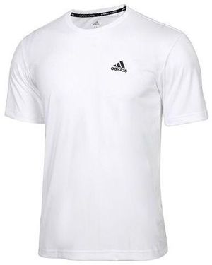 adidas Tennis Sports Round Neck Short Sleeve - White
