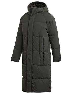 adidas Casual Hooded Down Jacket - Black