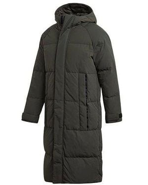 adidas Casual Hooded Down Jacket - Black