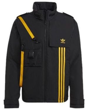 adidas Originals Utility Dwn Jkt Windproof Stand Collar Sports Down Jacket - Blue