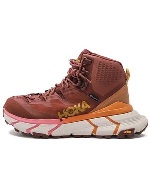 Hoka One One (Wmns) Tennine Hike Gtx 'Cherry Mahogany Strawberry Ice' - Red