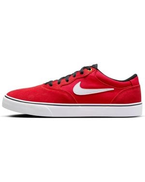 Nike Sb Chron 2 Skate Shoes 'University' - Red