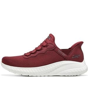 Skechers (Wmns) Slip-Ins Bobs Sport Squad Chaos - Red