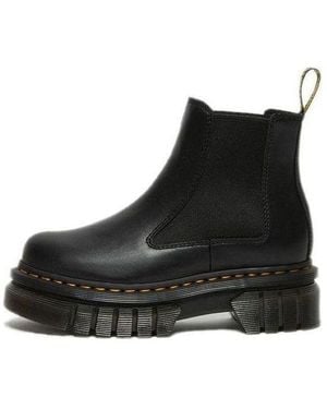 Dr. Martens (Wmns) Audrick Nappa Leather Platform Chelsea Boots - Black