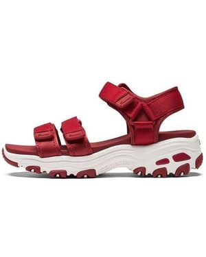 Skechers (Wmns) Dlites Retro Panda Sandals - Red
