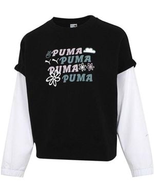 PUMA (Wmns) 2-Fer Graphic Vest Top Logo - Black